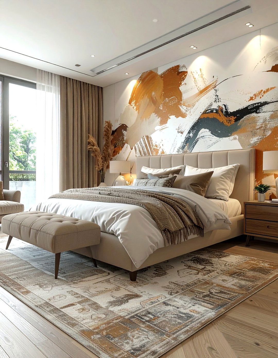 Random Pattern Wallpaper - 30 decor asymmetry ideas