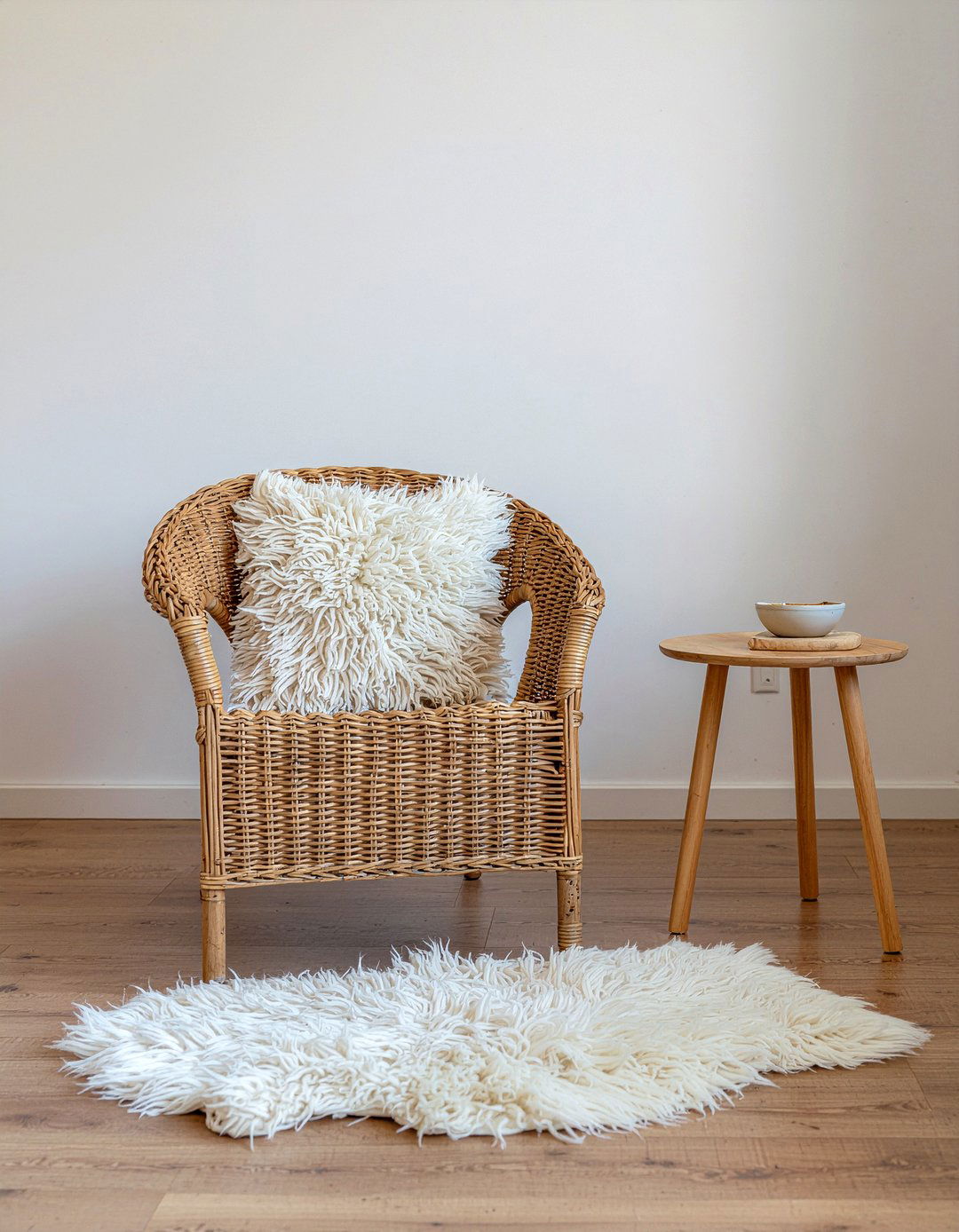 Rattan Armchair - 30 handwoven bedroom ideas