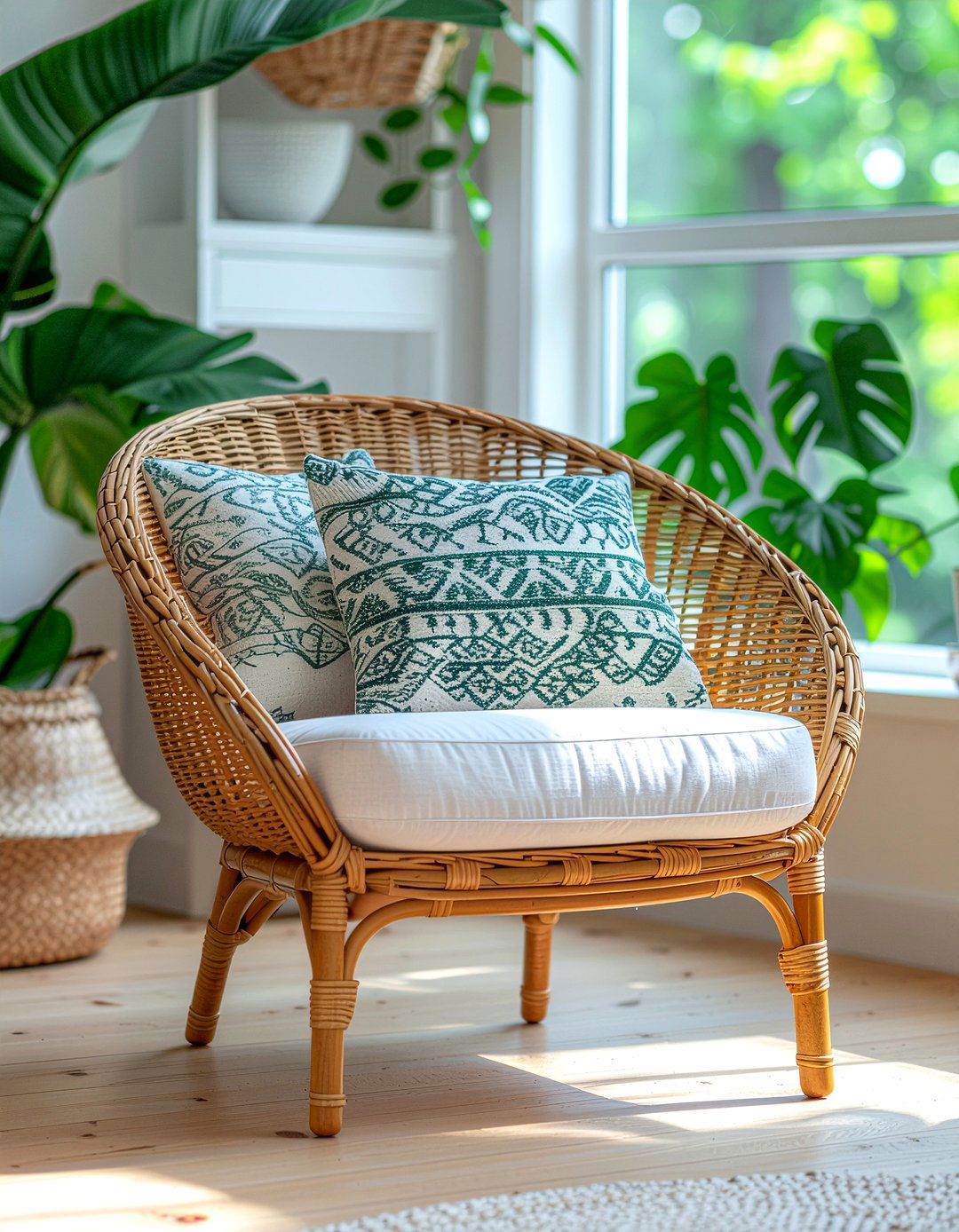 Rattan Armchair - 30 living room armchairs