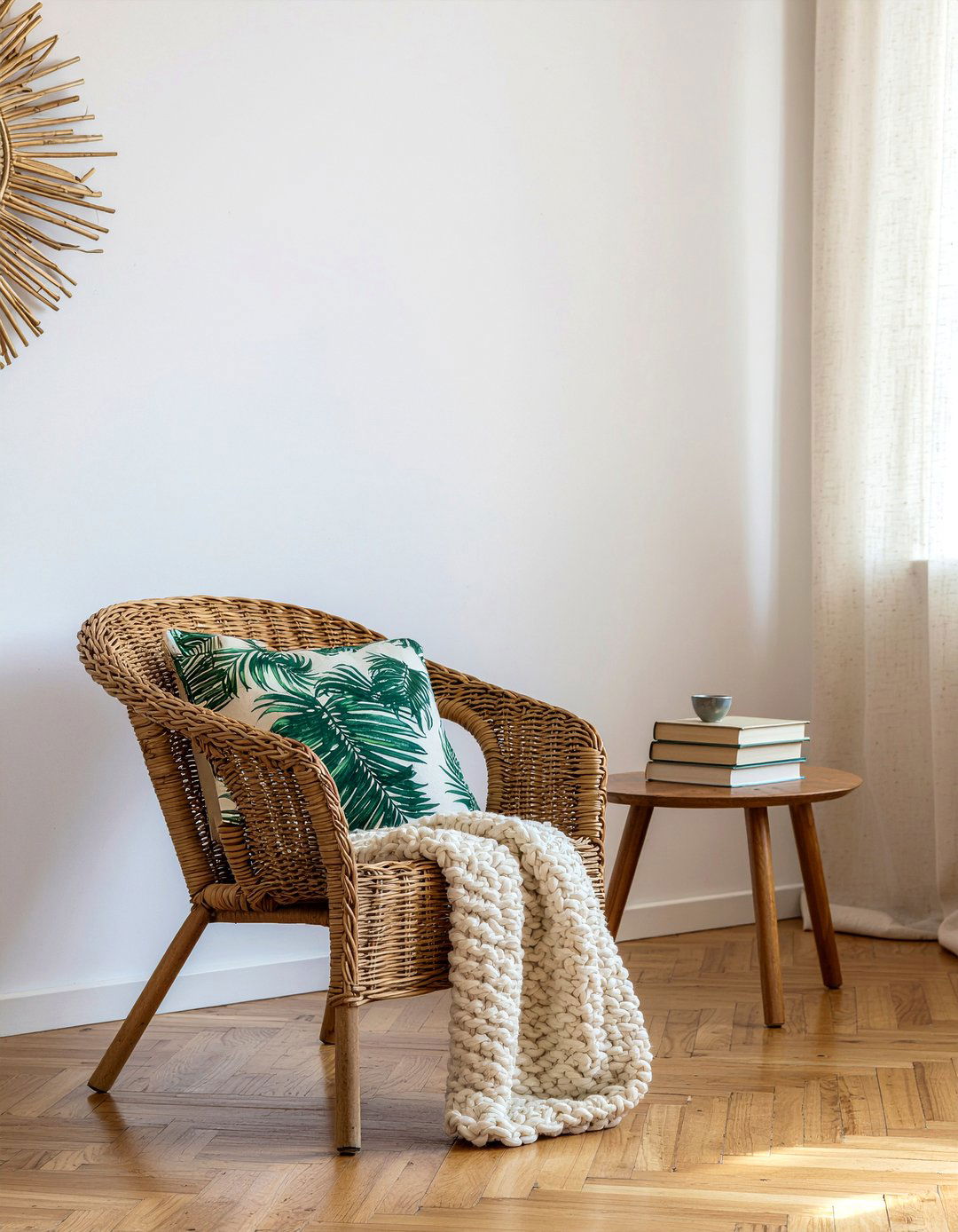 Rattan Bedroom Chair - 30 surfing bedroom ideas