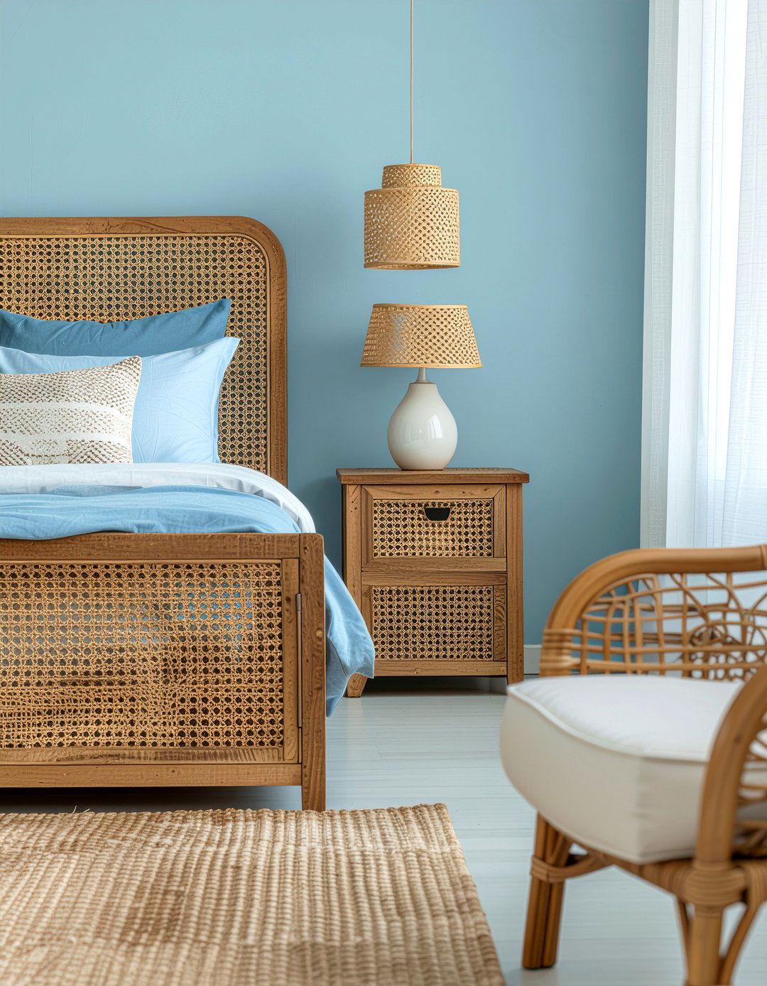 Rattan Bedroom Furniture - 30 restful bedroom ideas