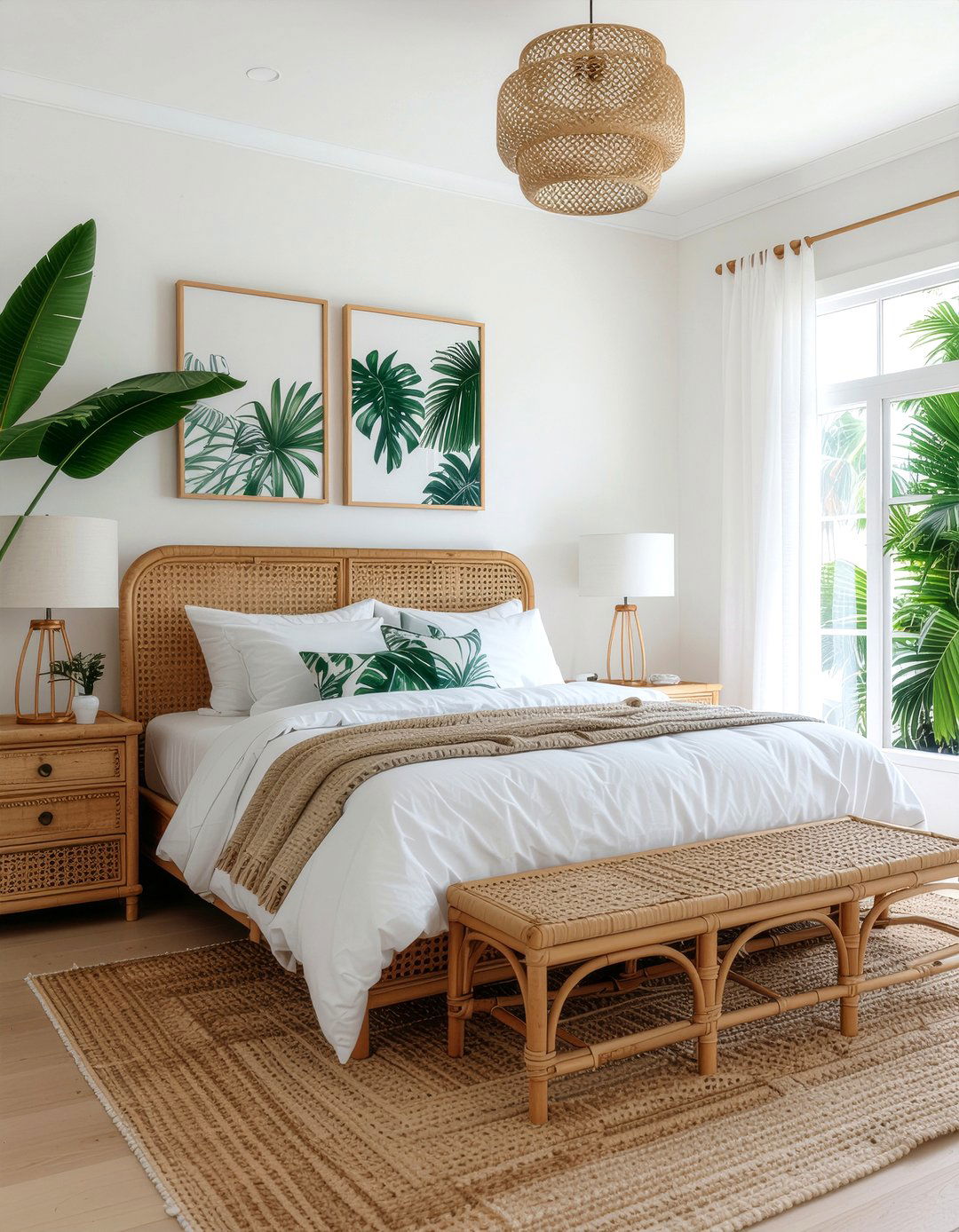 Rattan Bedroom Furniture - 30 textured bedroom ideas