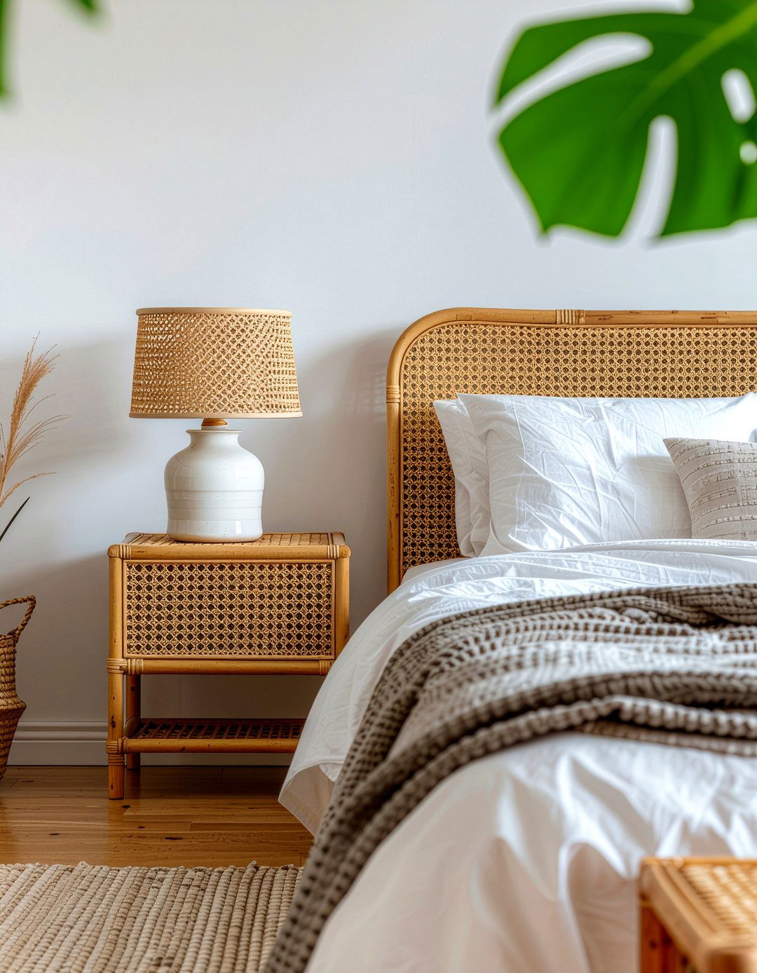 Rattan Bedroom Furniture - 30 beach house bedroom ideas