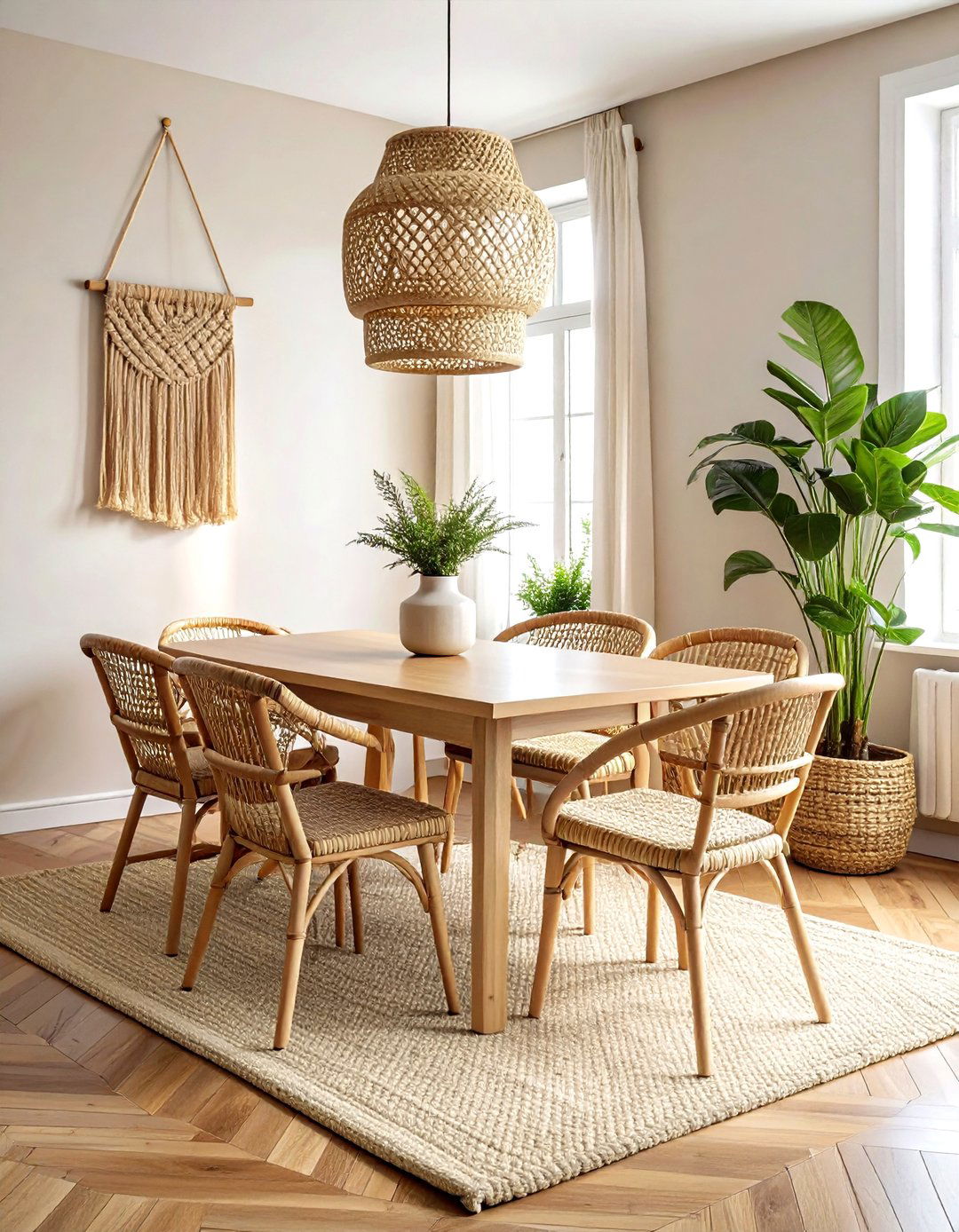 Rattan Beige Dining Furniture - 30 beige dining room furniture ideas