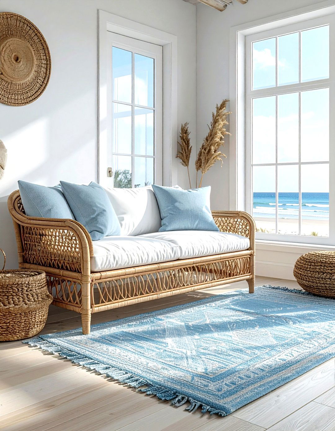Rattan Bench - 30 living room benches