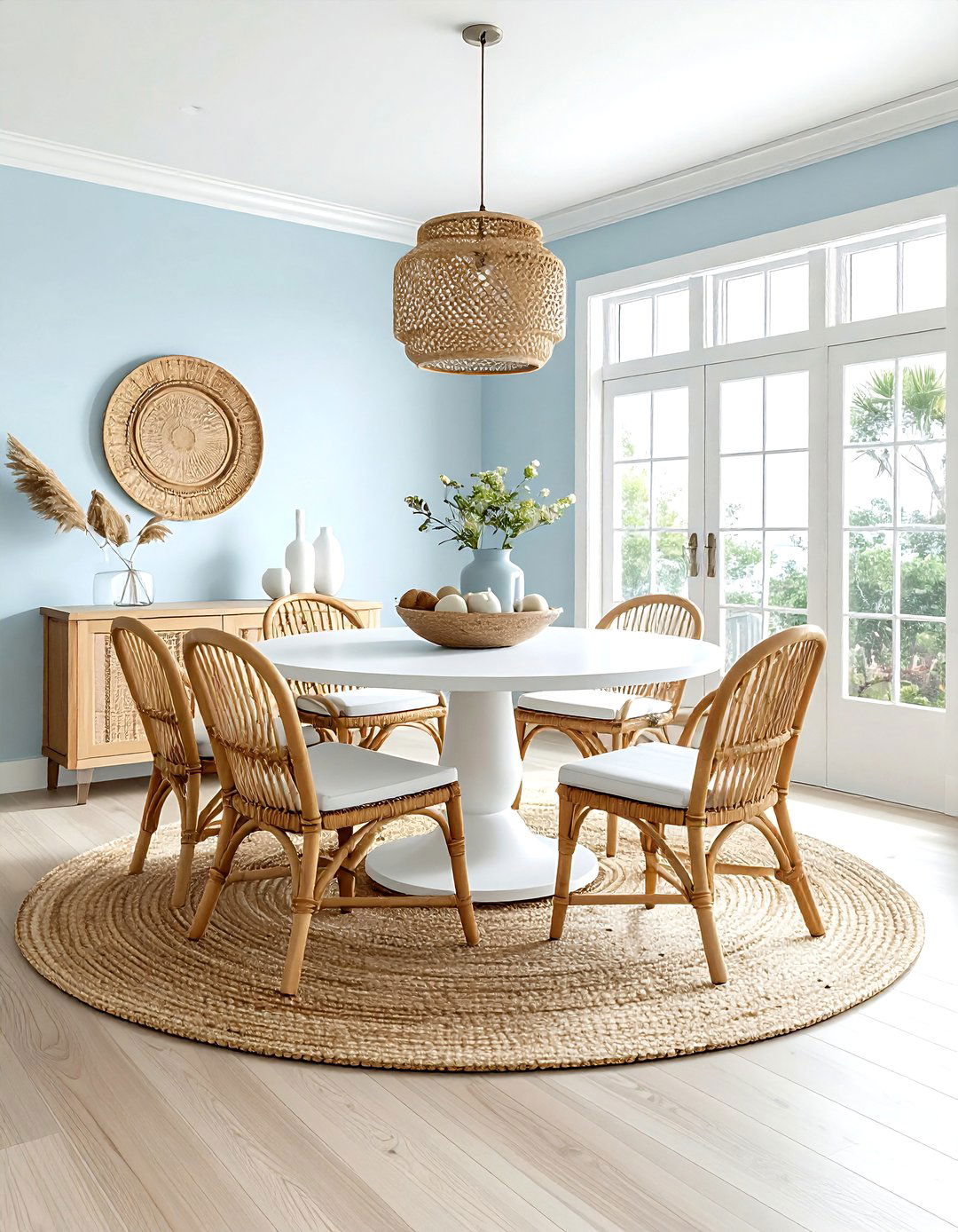 Rattan Chair Dining Room - 30 seaside dining room ideas