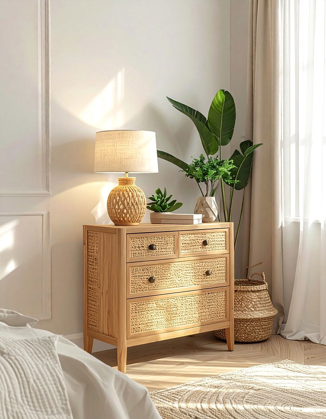 Rattan Chest Of Drawers - 30 rattan decor ideas