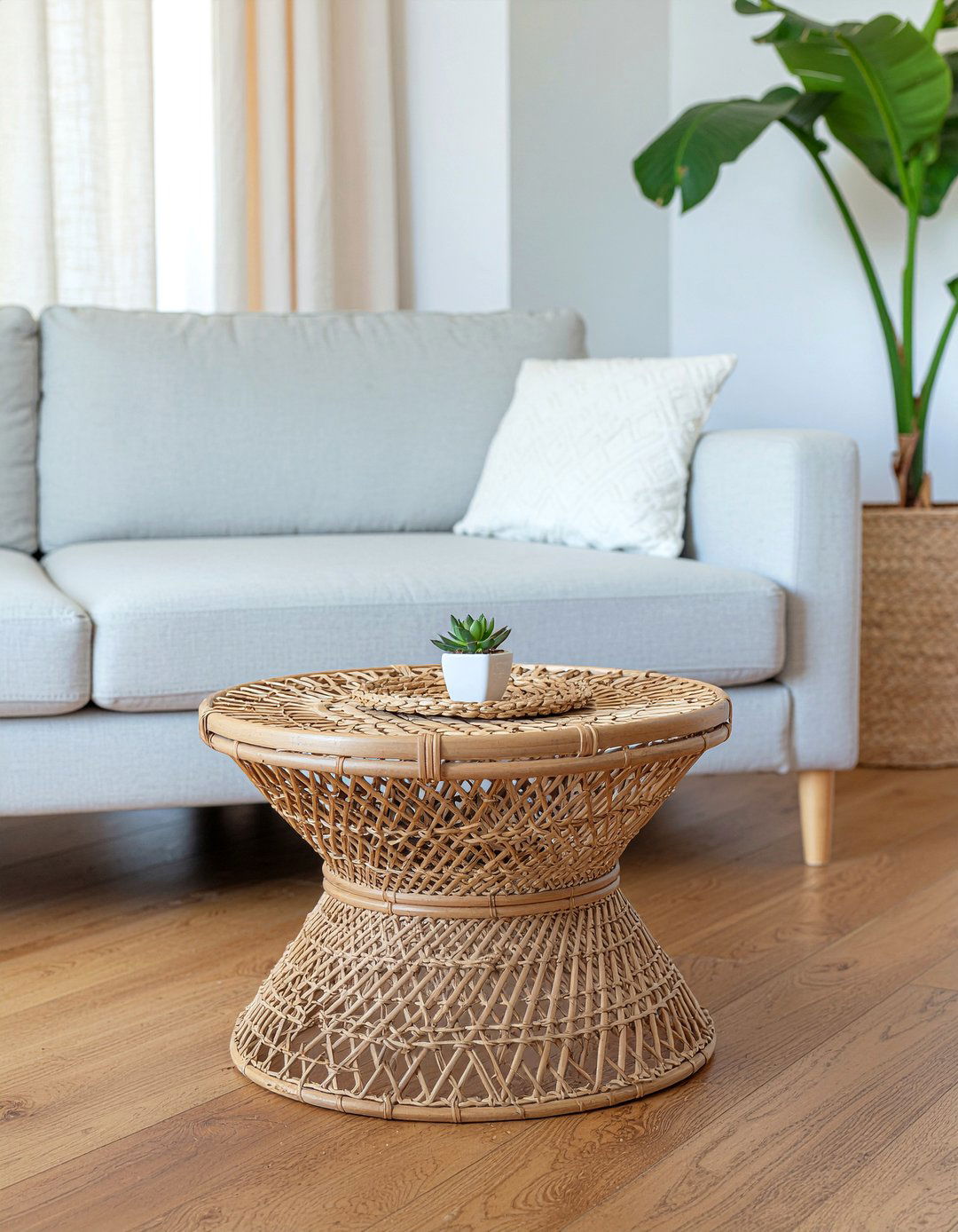 Rattan Coffee Table - 30 living room coffee tables