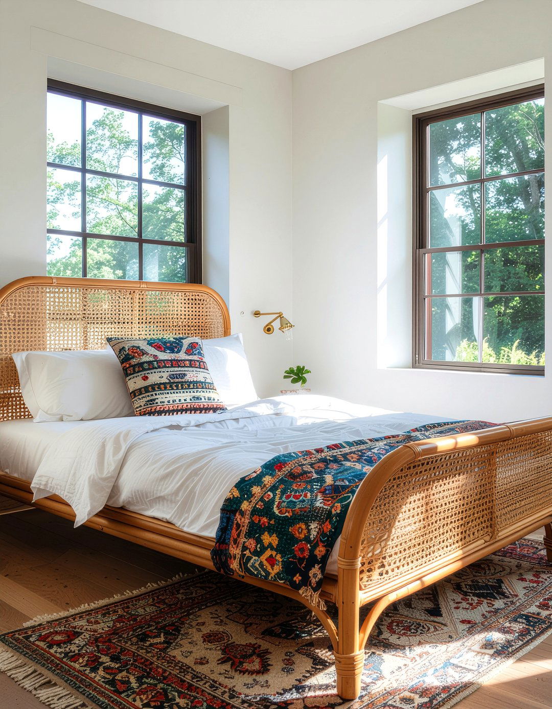 Rattan Daybed - 30 rattan bedroom ideas