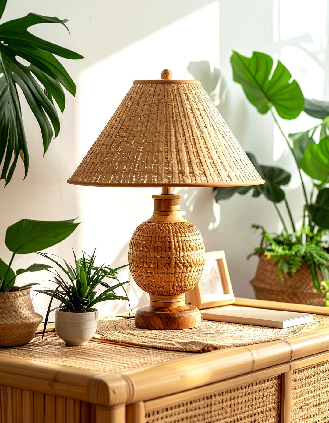 Rattan Desk Lamp - 30 desk lamp ideas