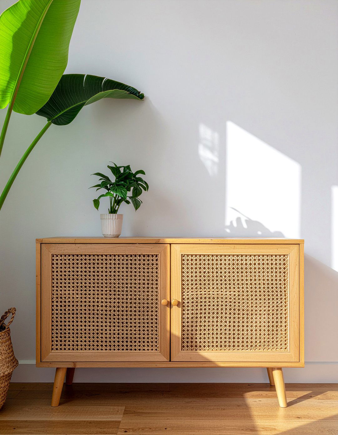 Rattan Dining Cabinet - 30 dining room storage cabinet ideas