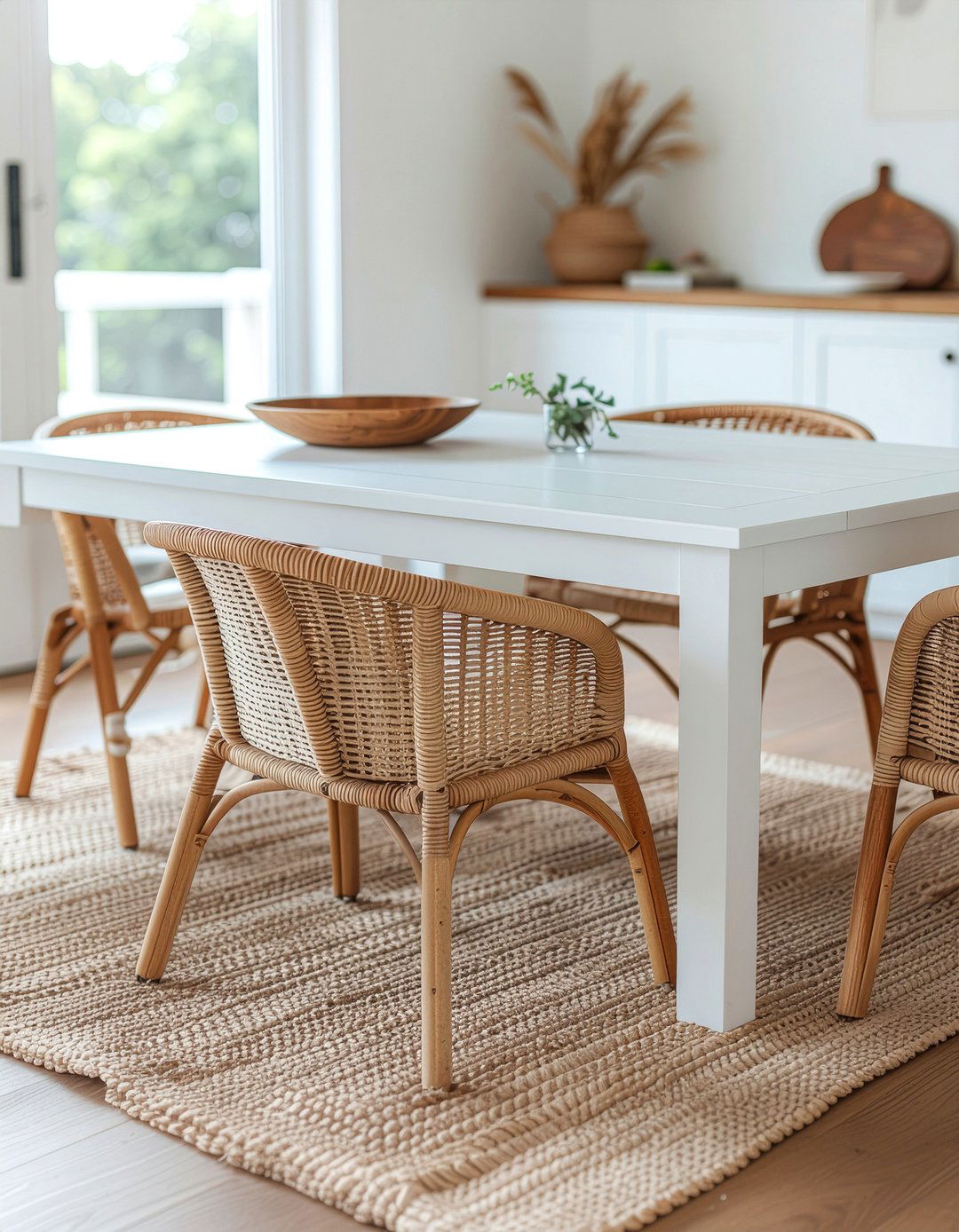 Rattan Dining Chair - 30 dining room statement piece ideas