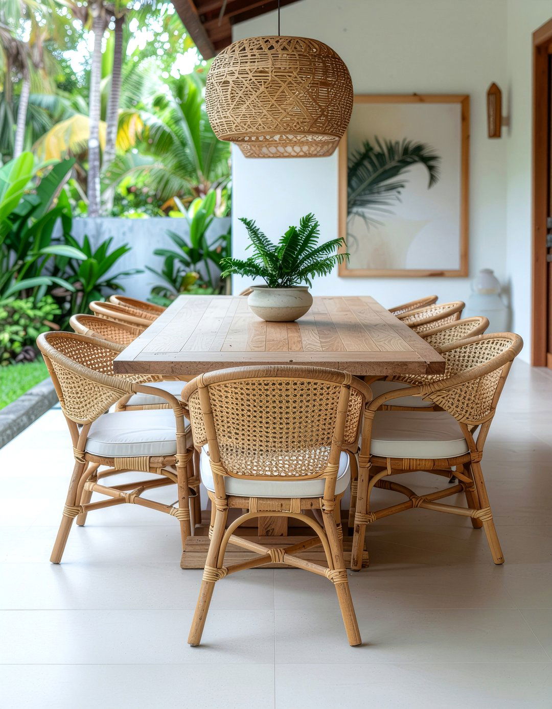 Rattan Dining Chairs - 30 Filipino dining room ideas