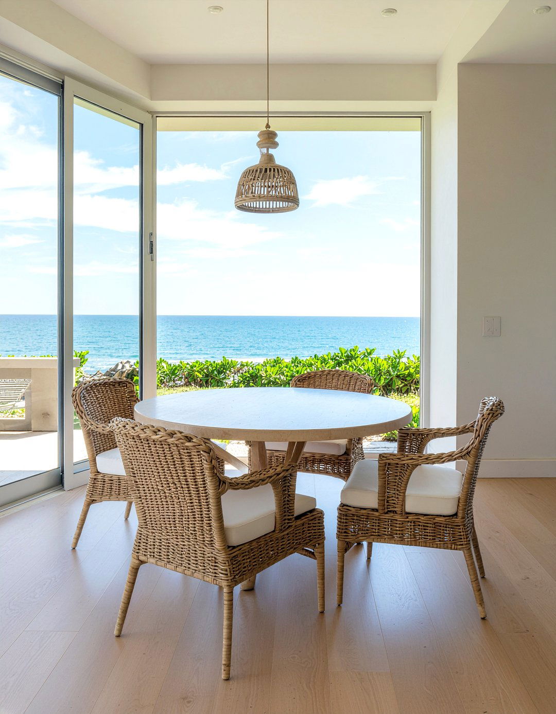 Rattan Dining Chairs Beach House - 30 beach house dining room ideas