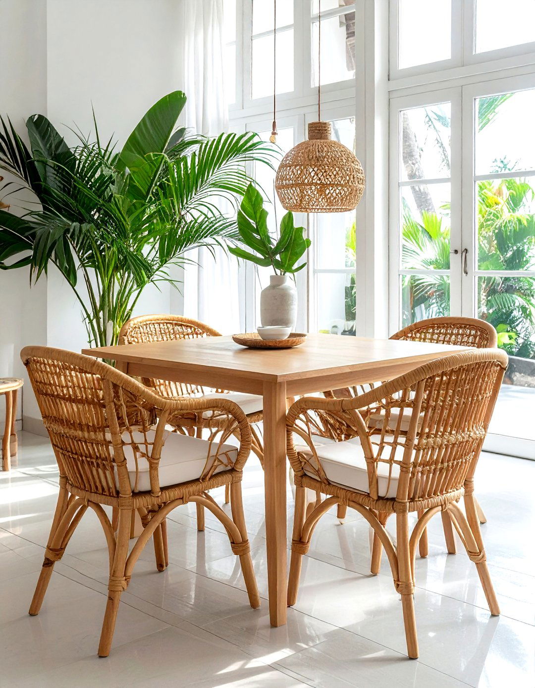 Rattan Dining Chairs Decor - 30 weeknight dinner dining room ideas