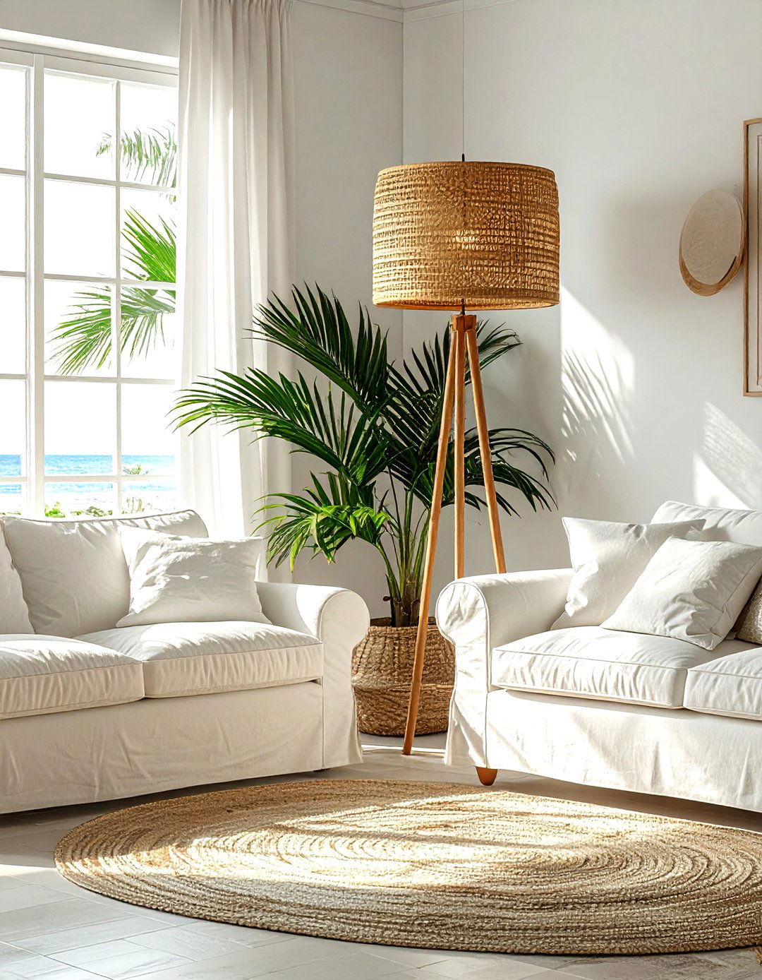 Rattan Floor Lamp Living Room - 30 living room lamp ideas