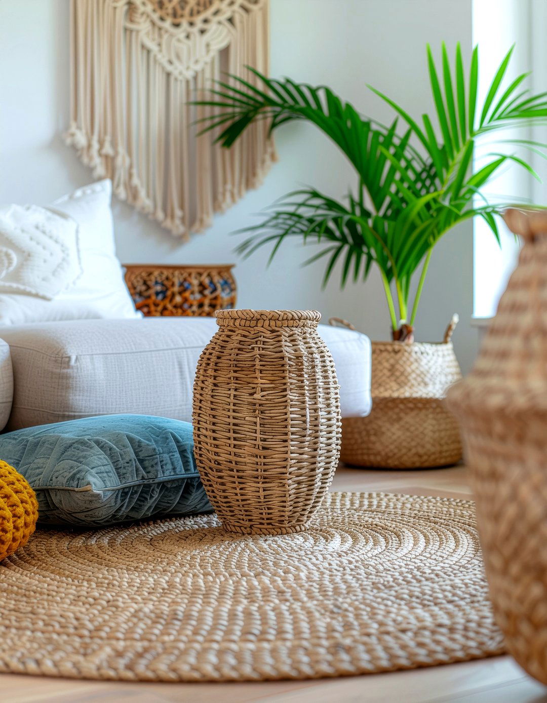 Rattan Floor Vase - 30 floor vase ideas