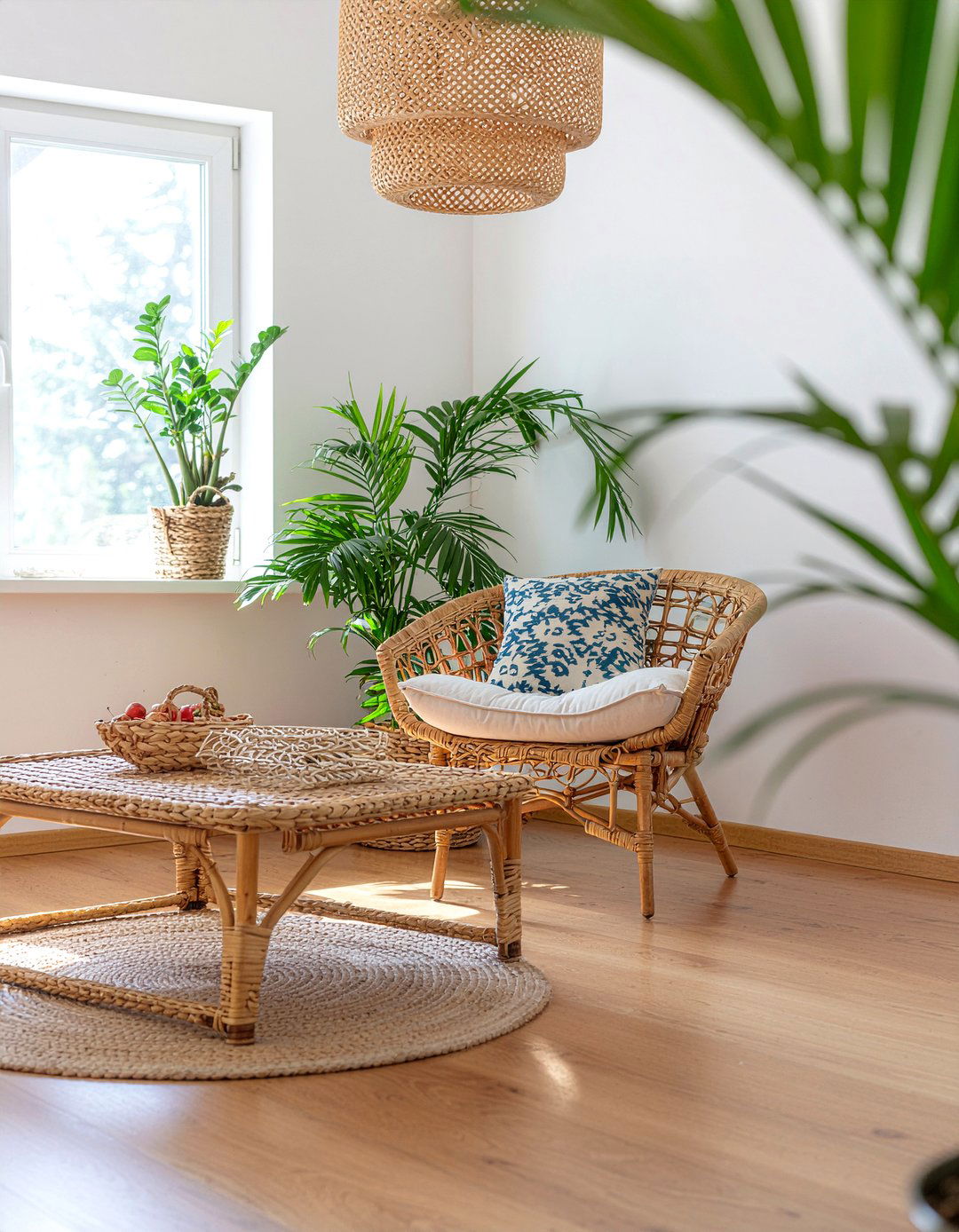 Rattan Furniture - 30 retro living room ideas