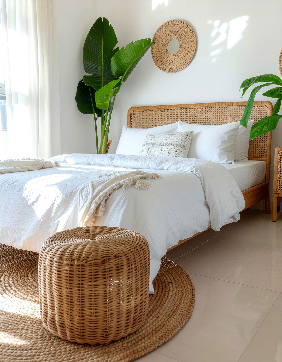 Rattan Furniture - 30 Hawaiian bedroom ideas