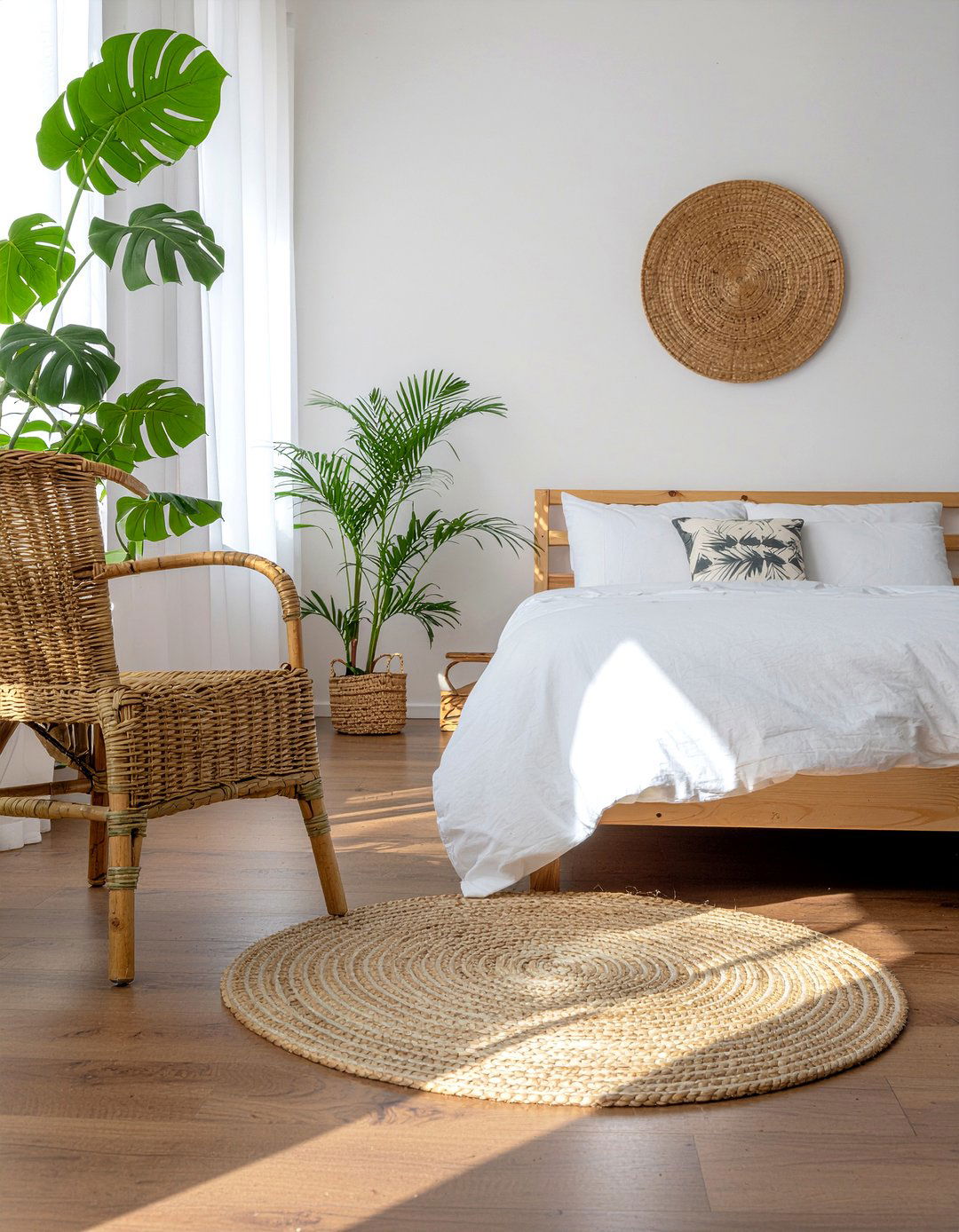 Rattan Furniture Decor - 30 zen bedroom ideas