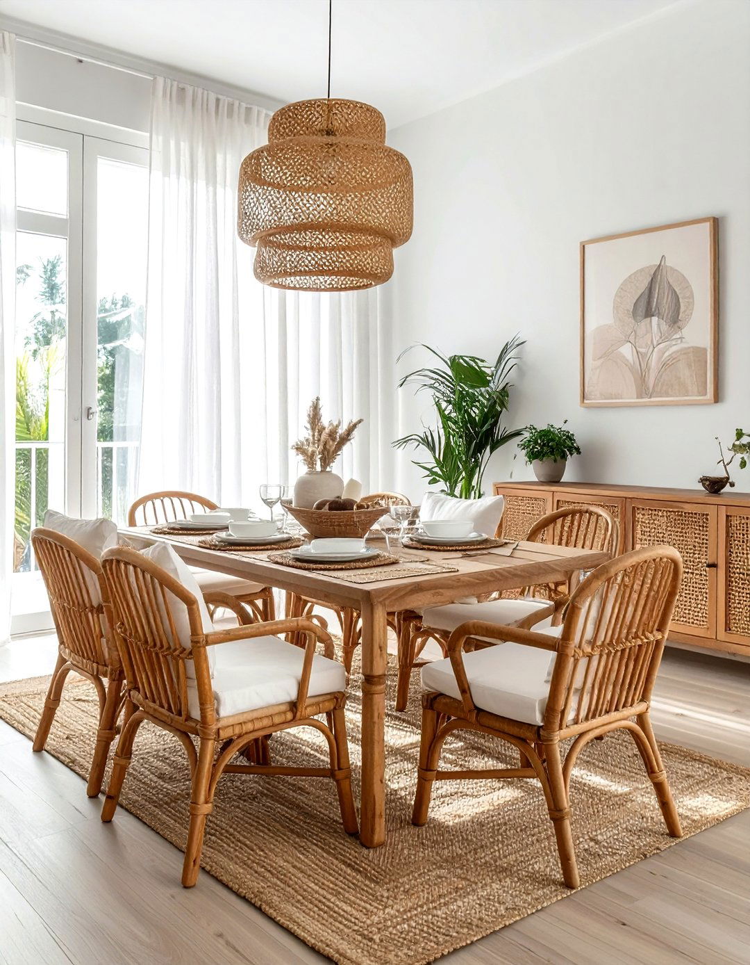 Rattan Furniture Dining Room - 30 Puerto Rican dining room ideas