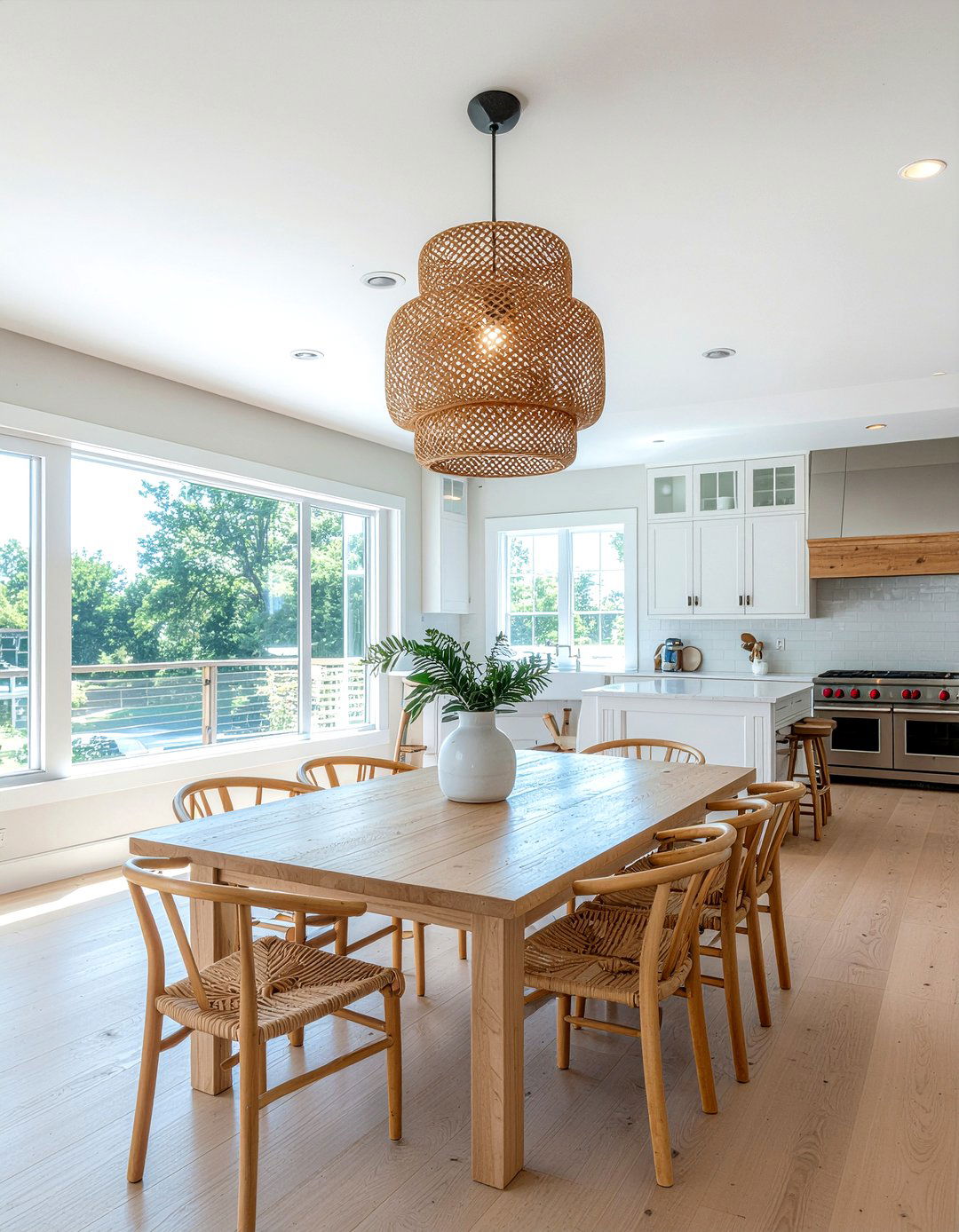 Rattan Kitchen Lights - 30 ambient lighting kitchen ideas