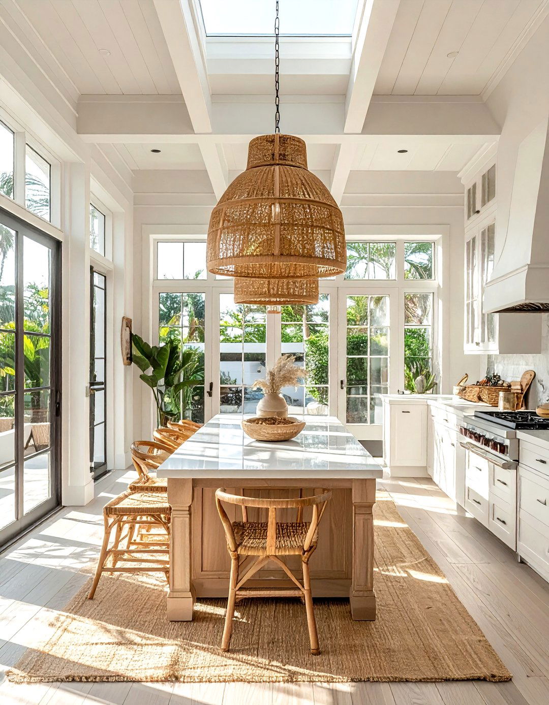 Rattan Kitchen Pendant - 30 pendant light kitchen ideas