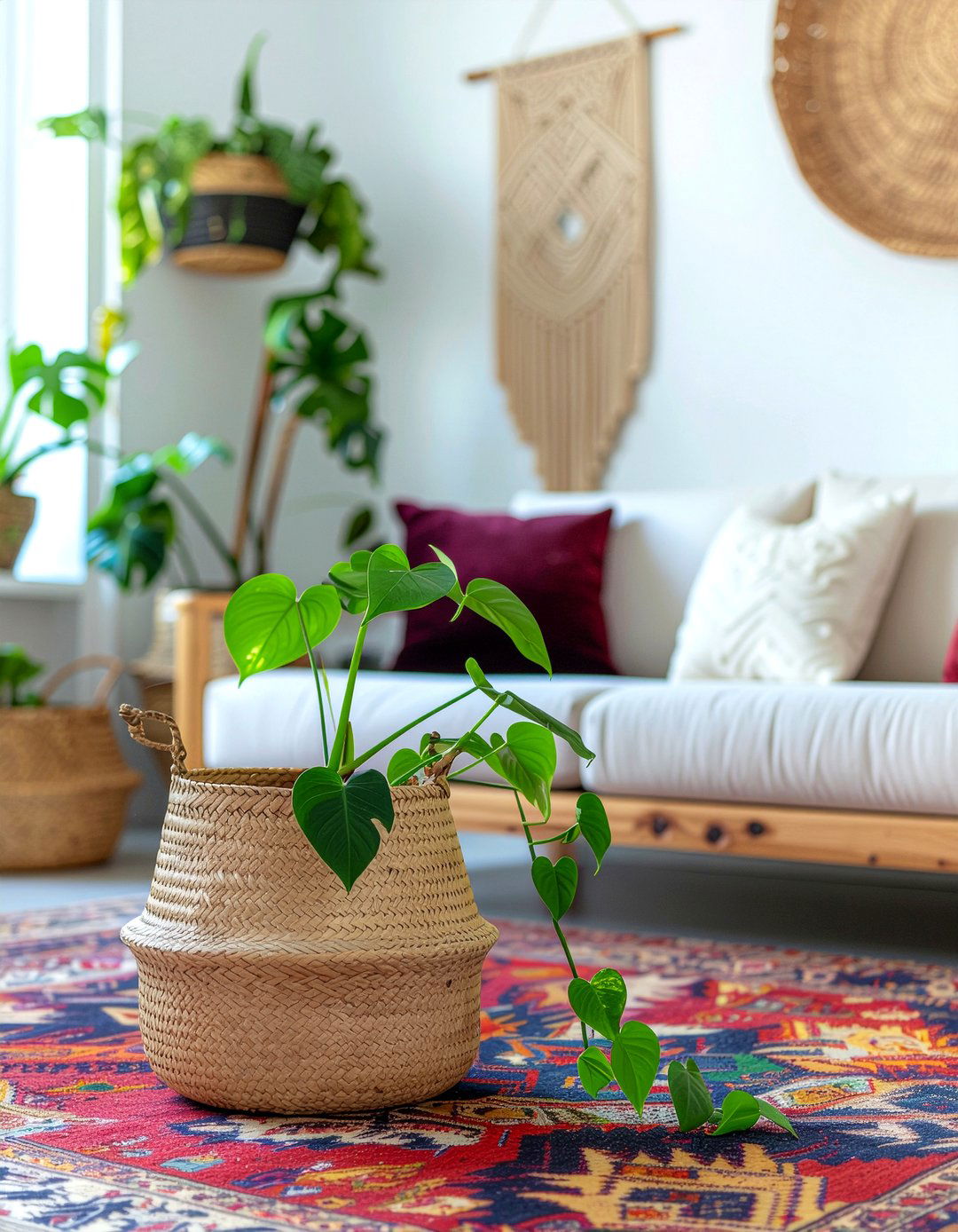 Rattan Plant Stand - 30 living room planters