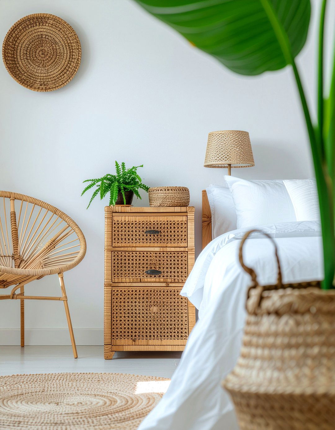 Rattan Secretary Desk - 30 bedroom secretary desks