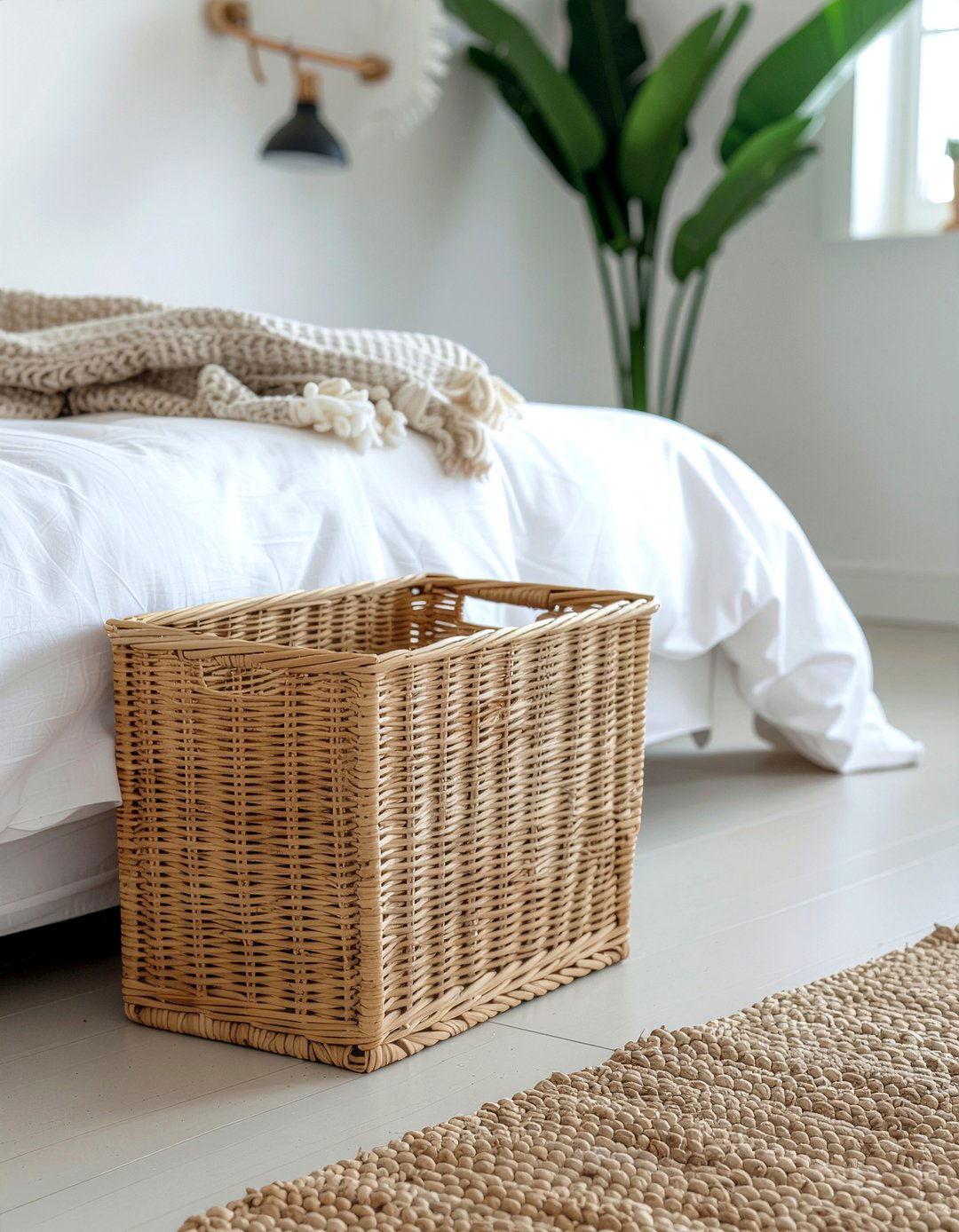 Rattan Storage Bin - 30 bedroom decorative boxes