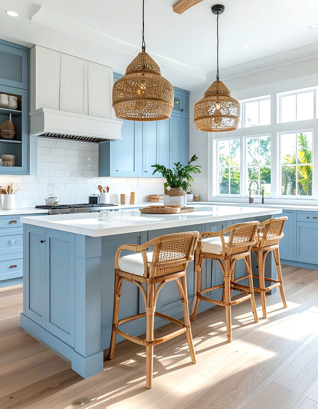 Rattan Swivel Counter Stool - 30 counter stool kitchen ideas