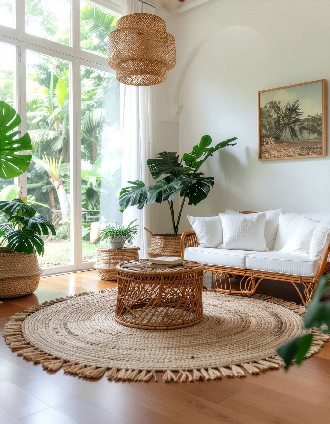 Rattan Vintage Living Room - 30 living room vintage furniture ideas