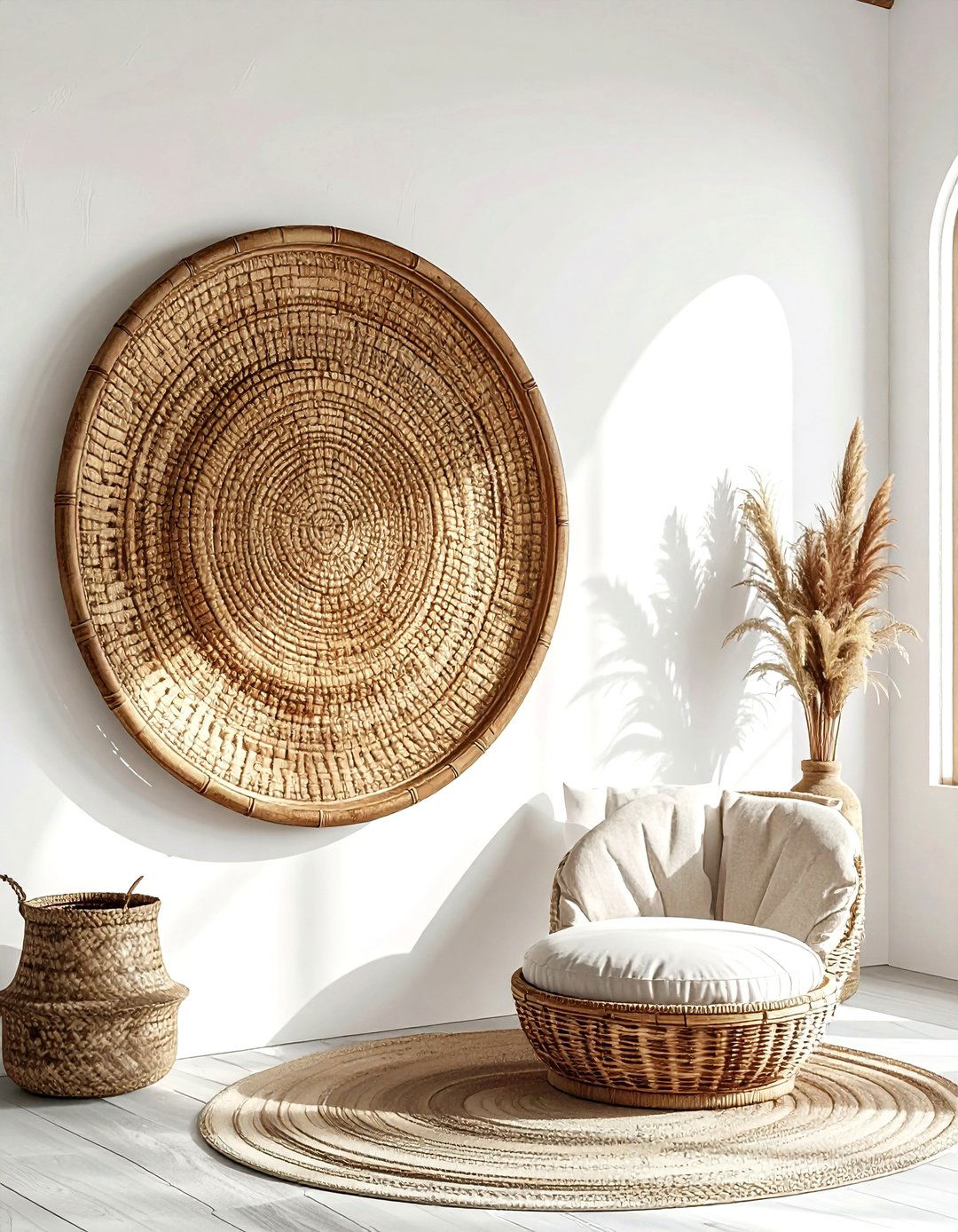 Rattan Wall Art - 30 rattan decor ideas