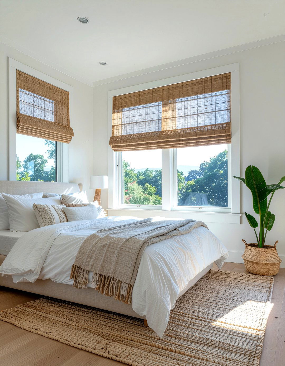 Rattan Window Treatments - 30 rattan bedroom ideas