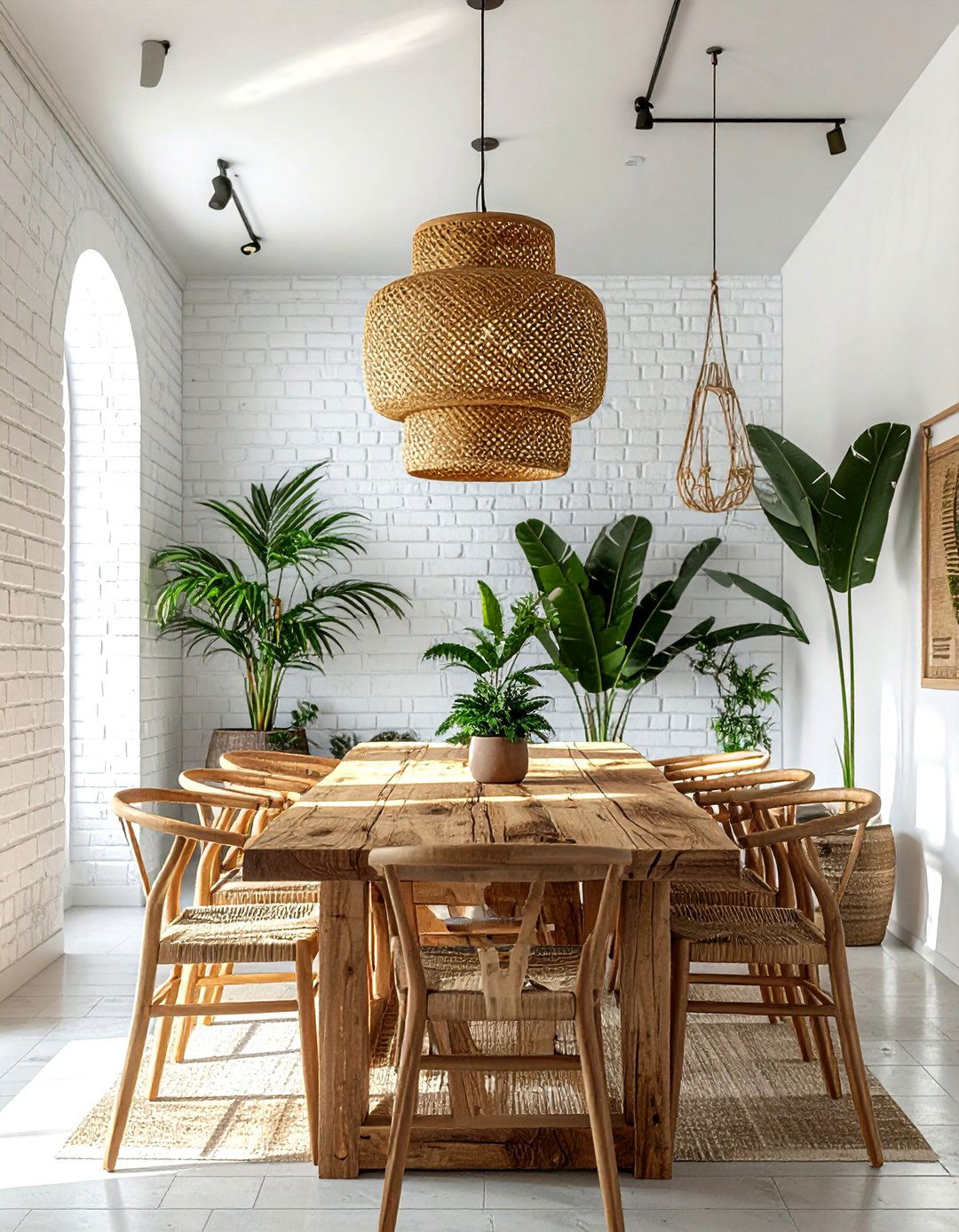Rattan basket light - 30 lighting decor ideas