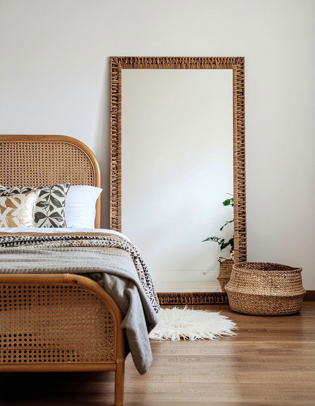 Rattan bedroom accessories - 30 sleep-friendly bedroom ideas