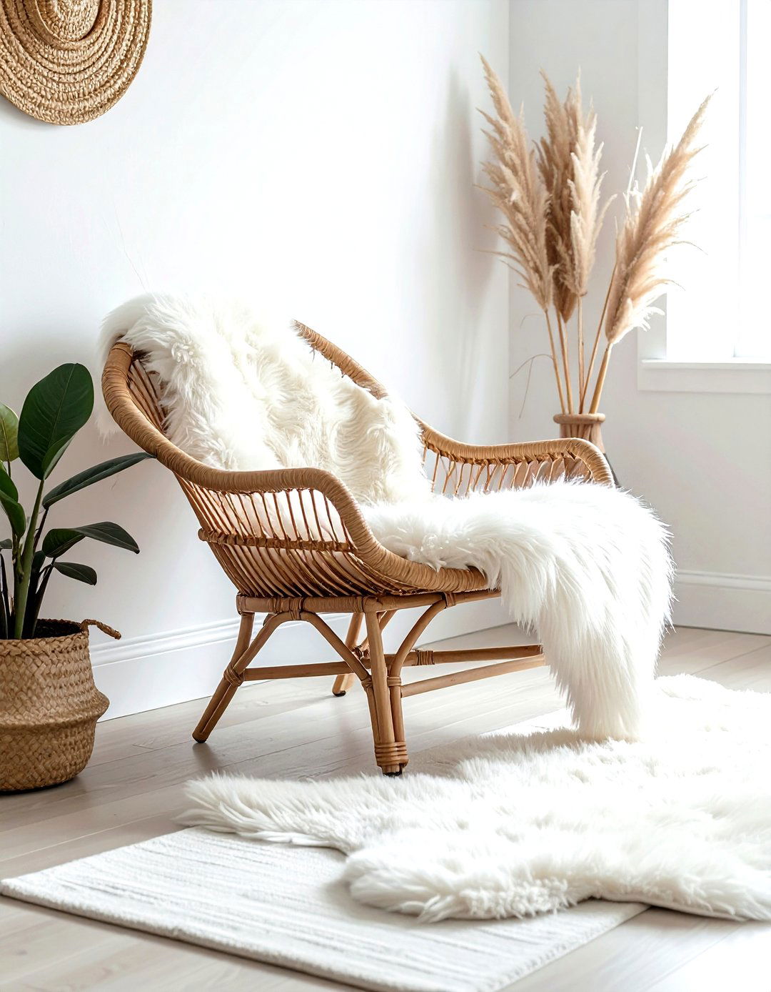 Rattan chair - 30 dreamy decor ideas