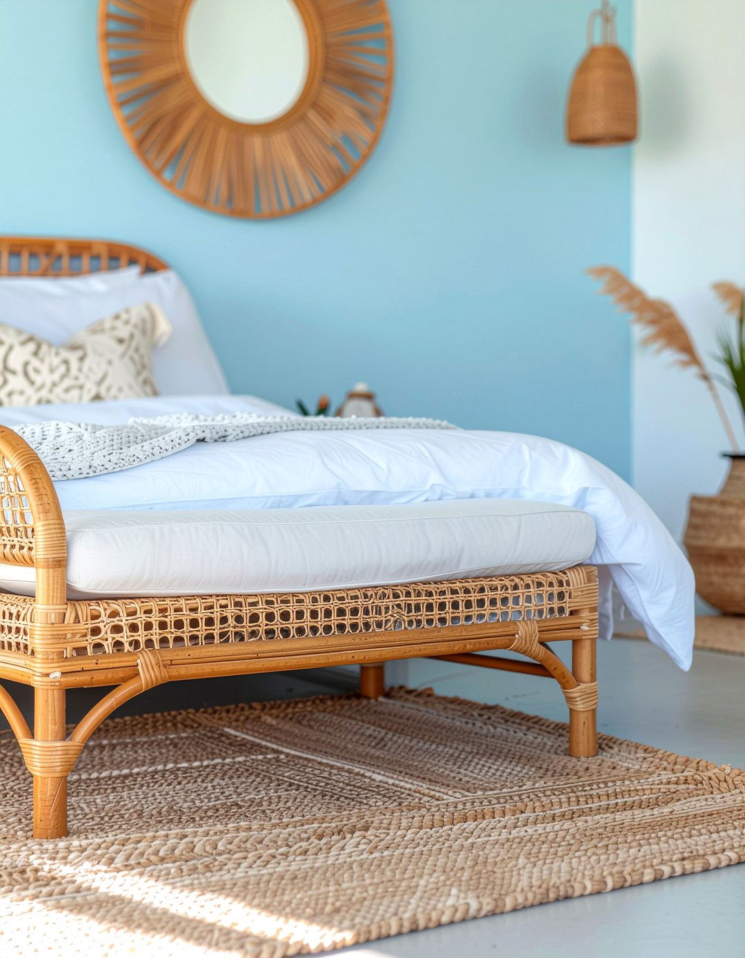 Rattan end of bed bench - 30 bedroom end of bed benches