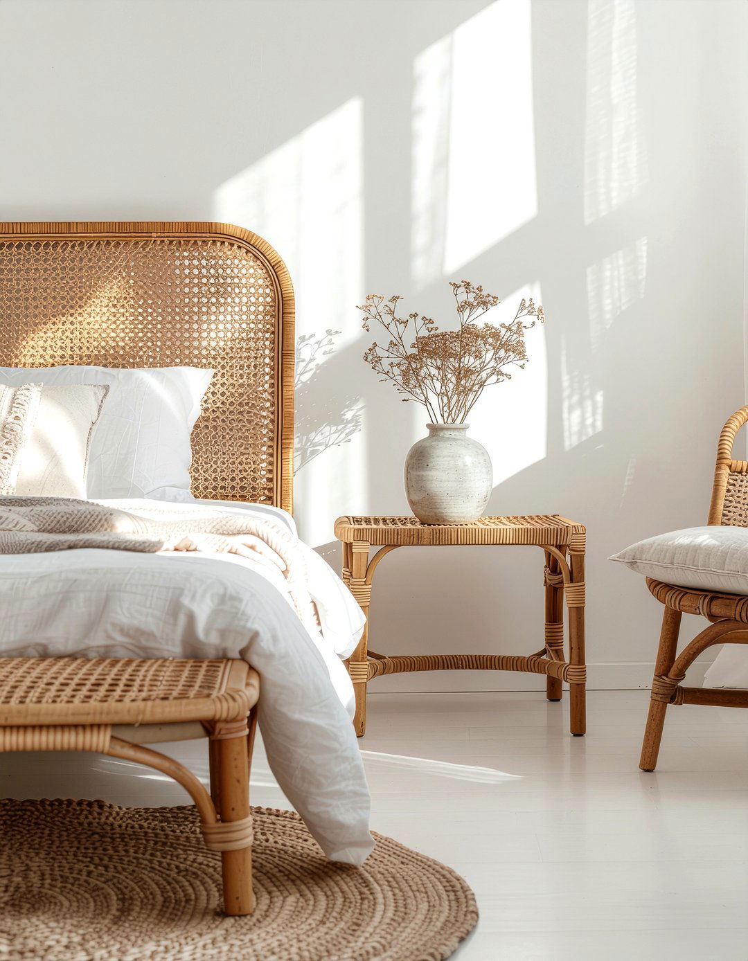 Rattan furniture - 30 Korean bedroom ideas