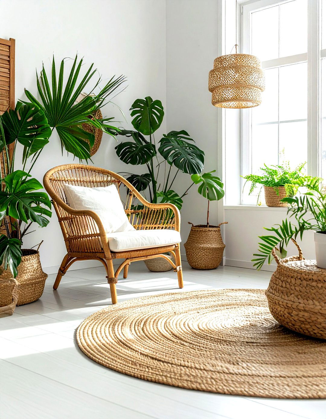 Rattan lounge chair - 30 living room side chair ideas
