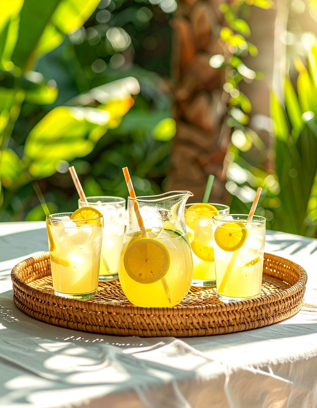 Rattan tray - 30 bar tray ideas