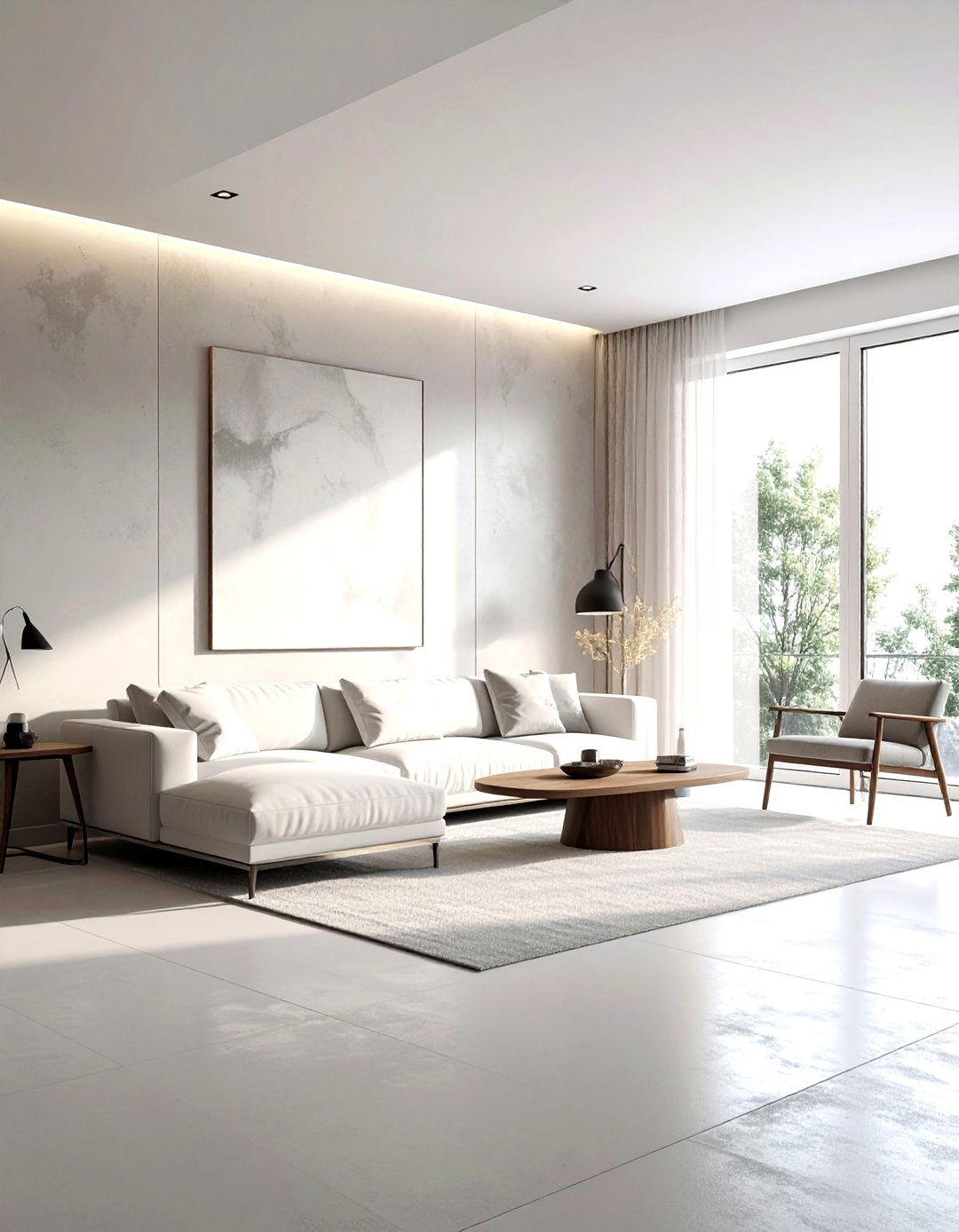 Raw plaster - 30 living room textured walls