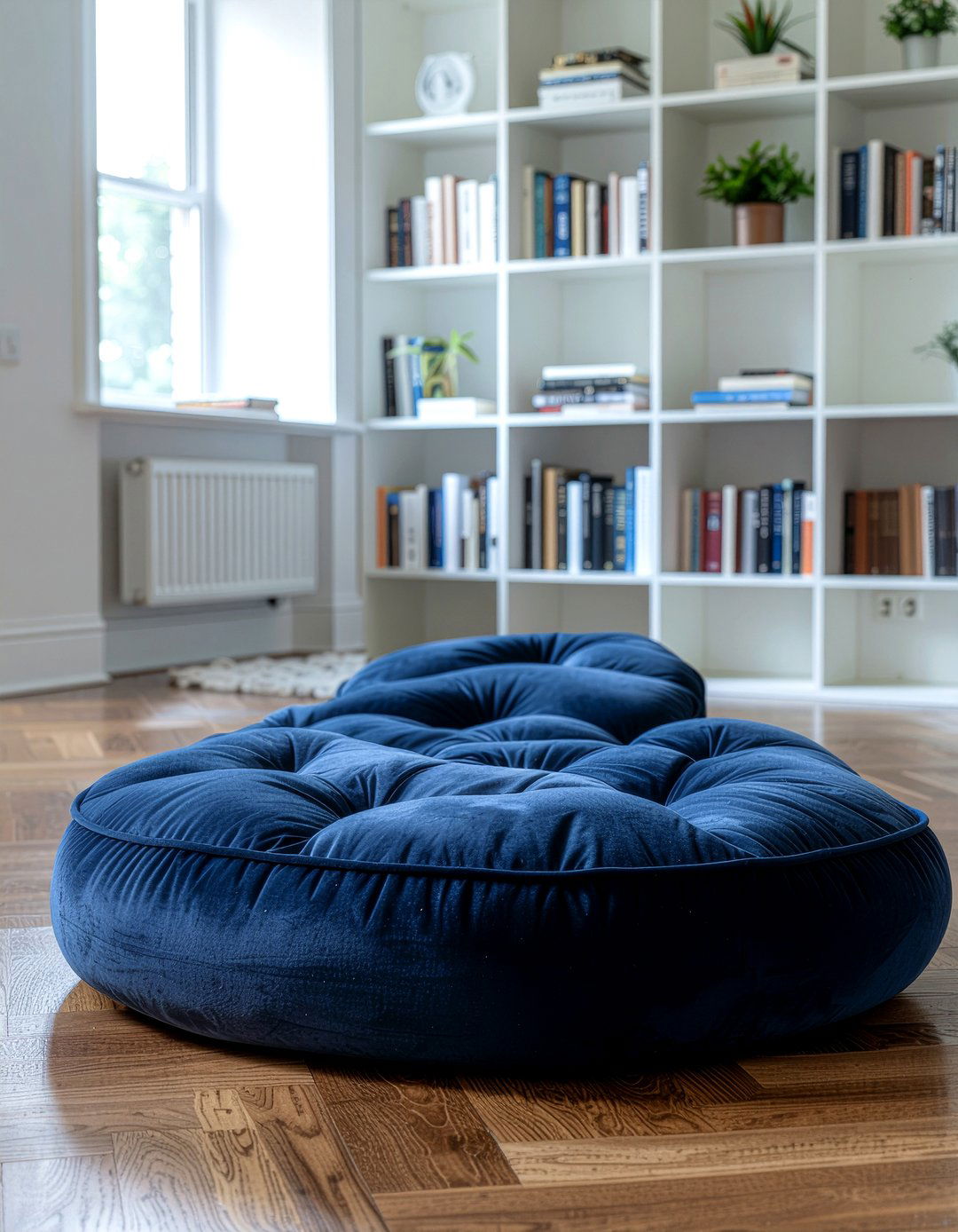 Reading Floor Pillow - 30 living room floor cushion ideas