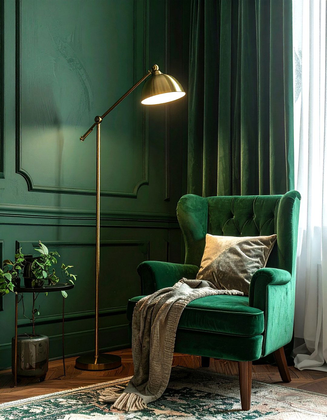 Reading Nook - 30 living room lamp placement ideas