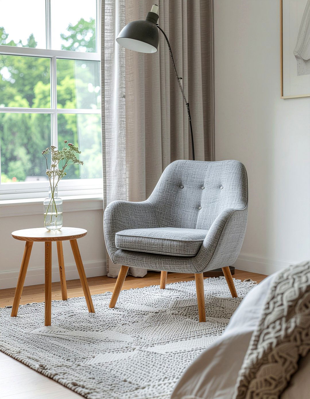 Reading Nook Corner - 30 scandinavian bedroom ideas