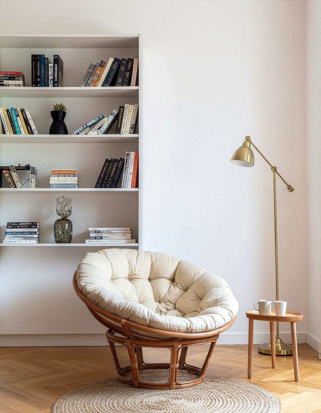 Reading Nook Papasan Chair - 30 living room papasan chair ideas