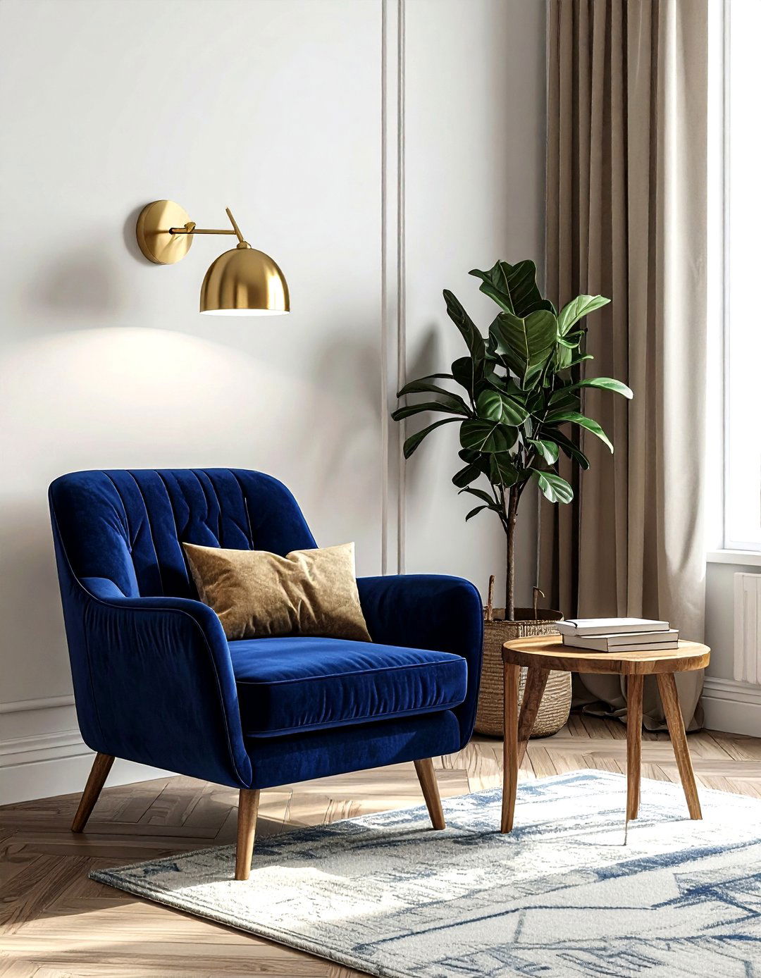 Reading Nook Swing Arm Sconce - 30 living room sconce ideas