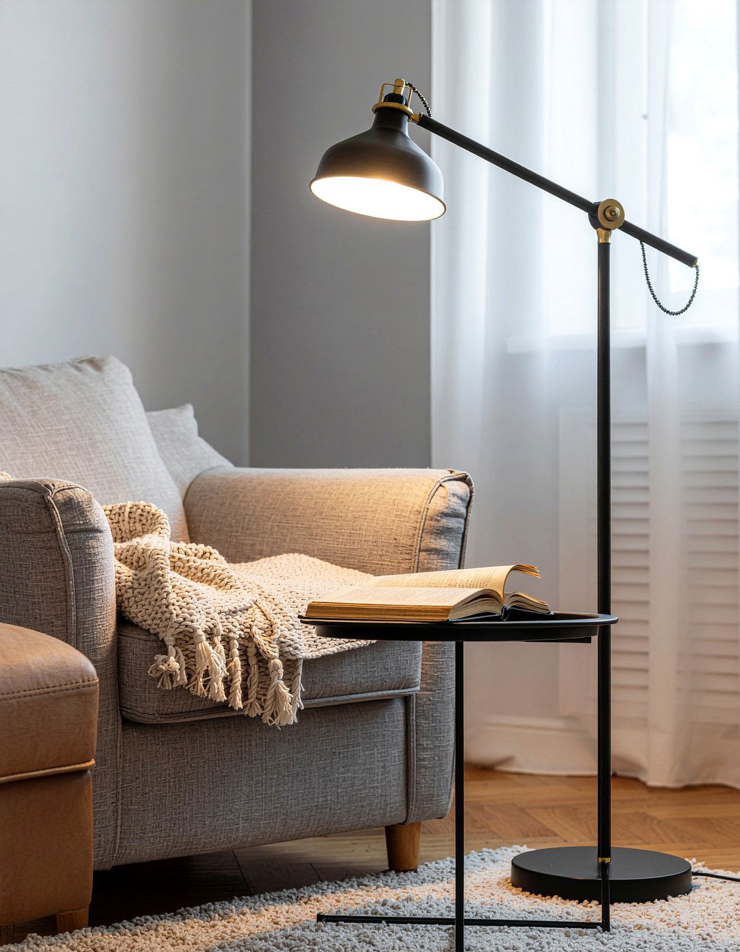 Reading floor lamp - 30 living room floor lamps