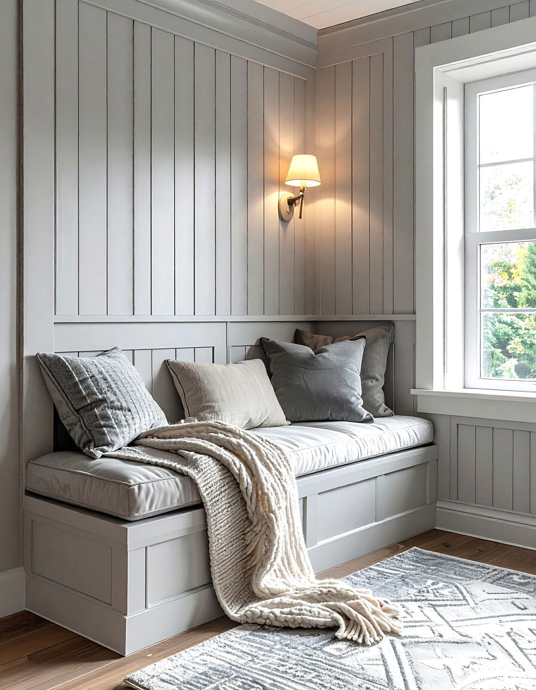 Reading nook wall - 30 beadboard ideas