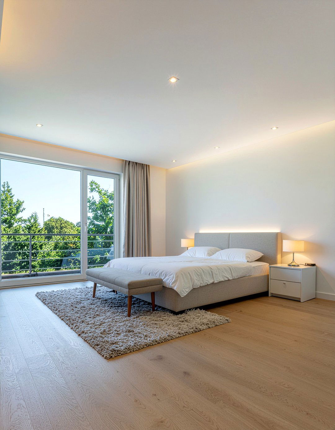 Recessed Ceiling Light - 30 bedroom lighting ideas